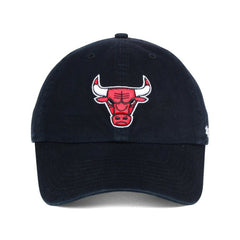 Chicago Bulls '47 Core Logo Clean Up Adjustable Hat Black - NBA