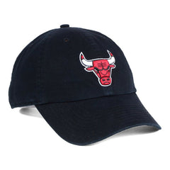 Chicago Bulls '47 Core Logo Clean Up Adjustable Hat Black - NBA