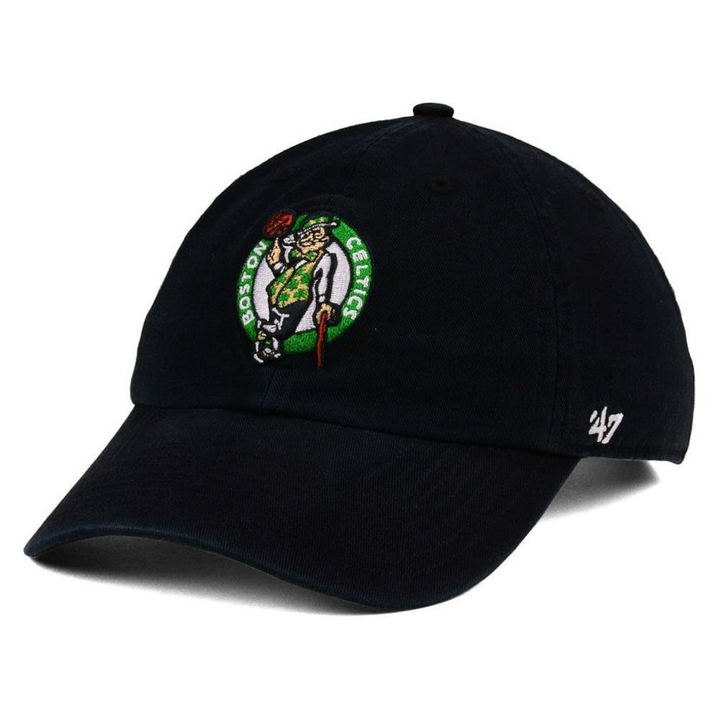 Boston Celtics '47 Core Logo Clean Up Adjustable Hat Black - NBA
