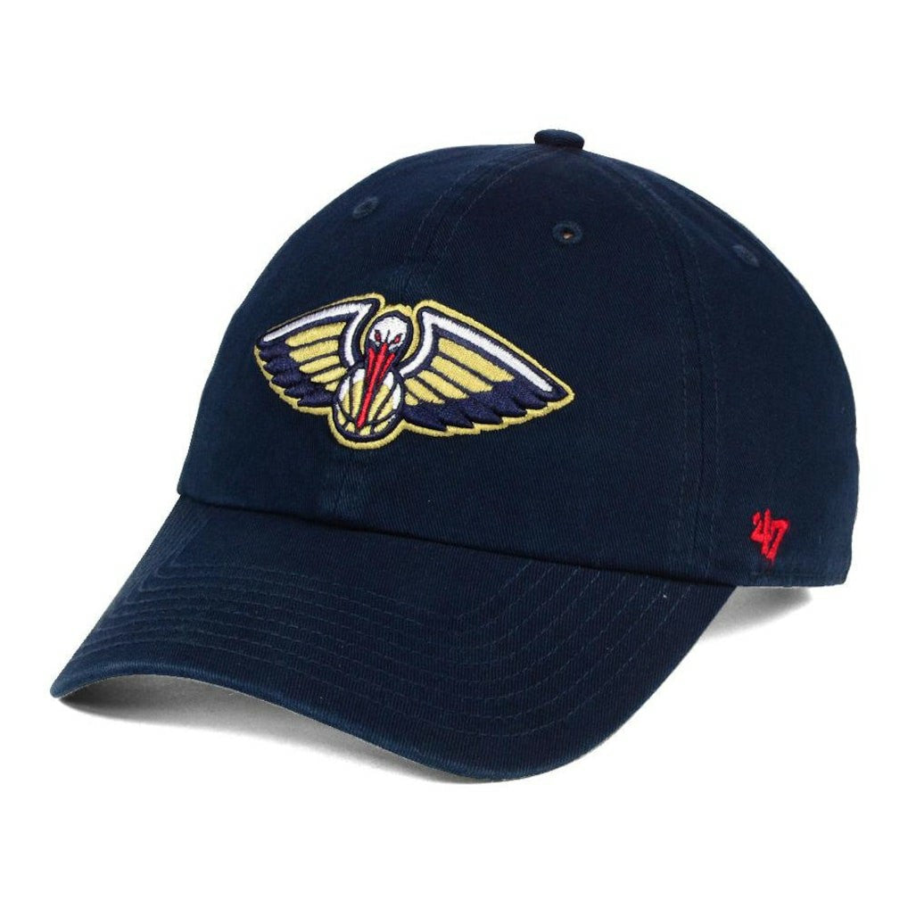 New Orleans Pelicans '47 Core Logo Clean Up Adjustable Hat Navy - NBA