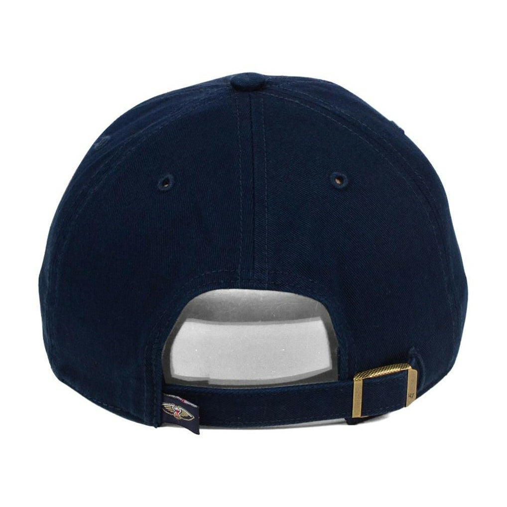 New Orleans Pelicans '47 Core Logo Clean Up Adjustable Hat Navy - NBA