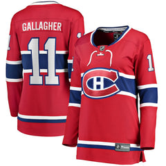 Brendan Gallagher Montreal Canadiens Fanatics Women's Home Breakaway Player Jersey - Red - NHL