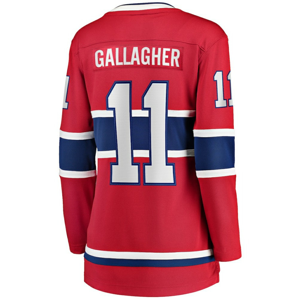 Brendan Gallagher Montreal Canadiens Fanatics Women's Home Breakaway Player Jersey - Red - NHL