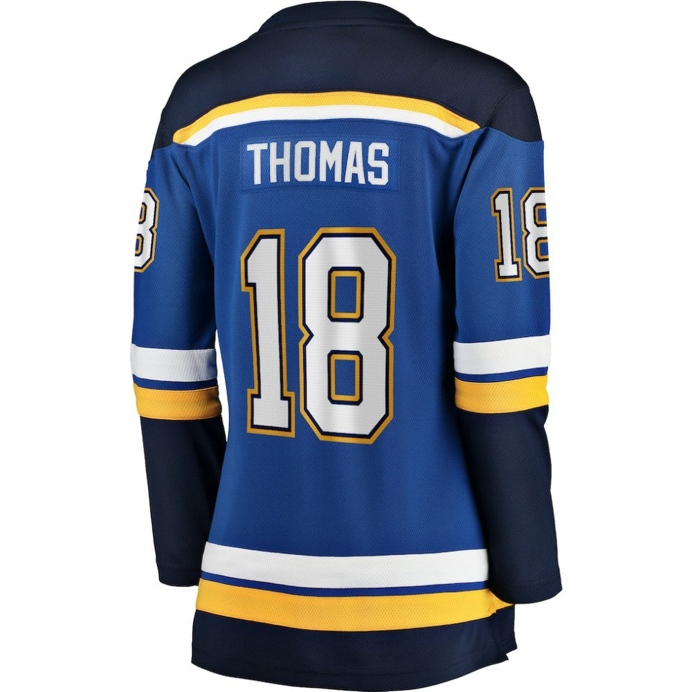 Robert Thomas St. Louis Blues Fanatics Women's Home Breakaway Player Jersey - Blue - NHL