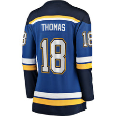 Robert Thomas St. Louis Blues Fanatics Women's Home Breakaway Player Jersey - Blue - NHL