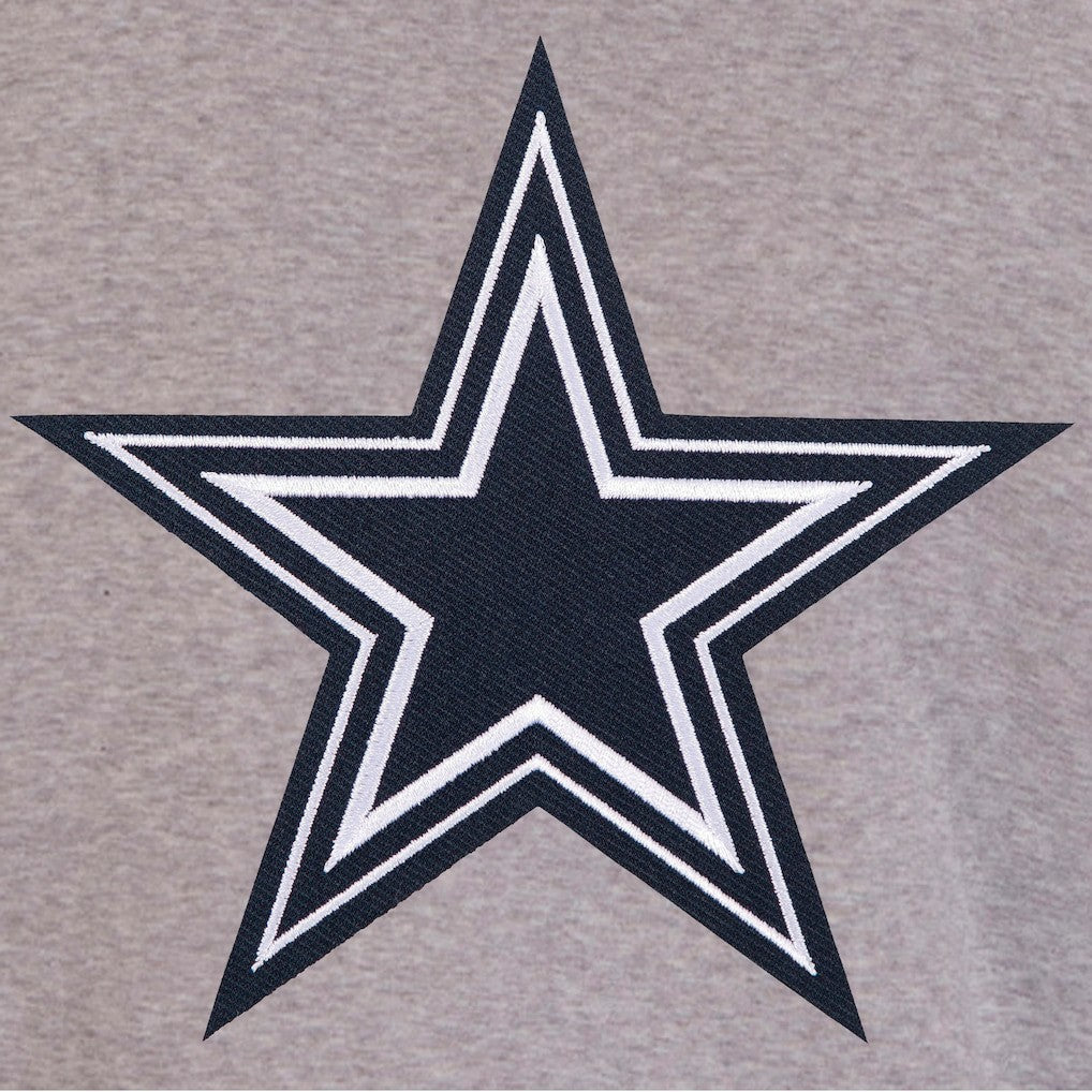 Dallas Cowboys JH Design Reversible Two Tone Fleece Jacket Gray/Navy | NFL