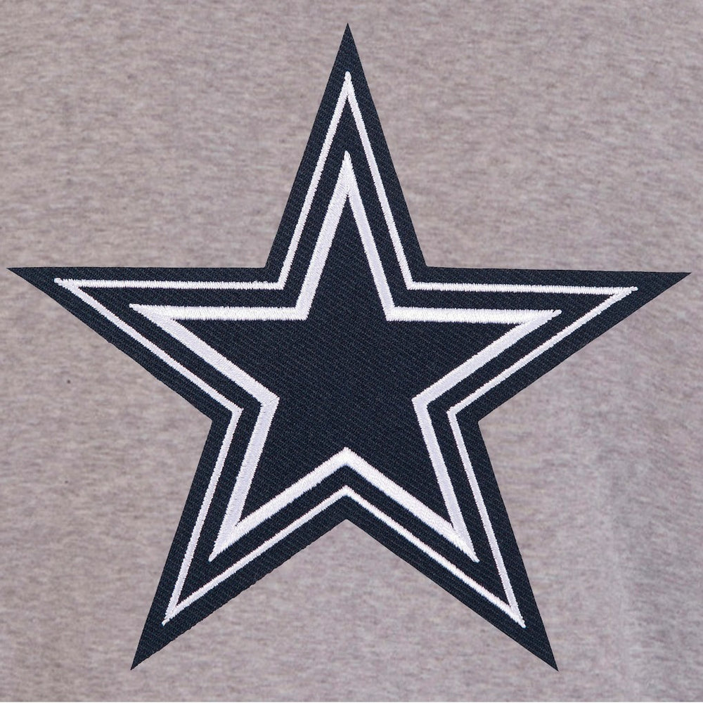 Dallas Cowboys JH Design Reversible Two Tone Fleece Jacket Gray/Navy | NFL