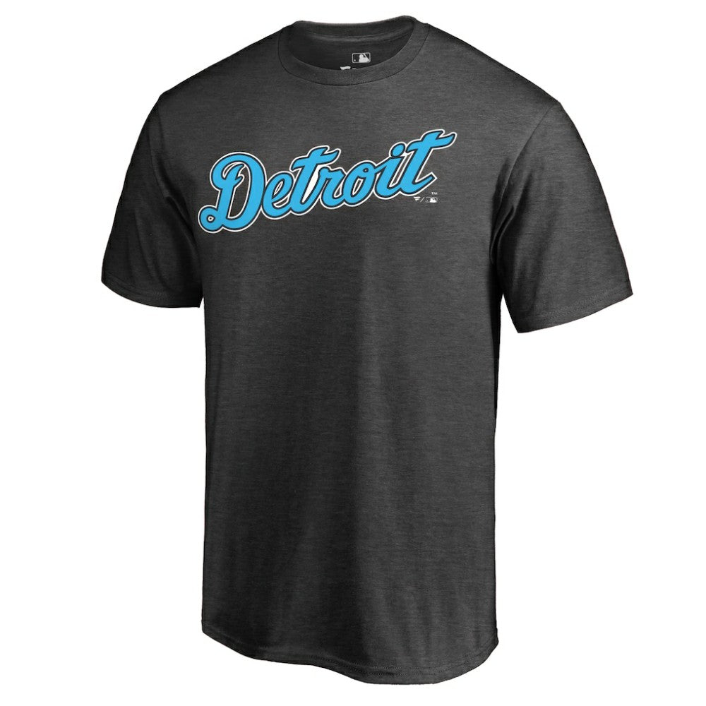 Detroit Tigers Blue Wordmark T-Shirt - MLB