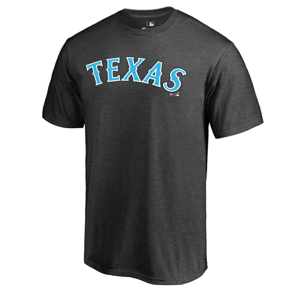 Texas Rangers Blue Wordmark T-Shirt - MLB