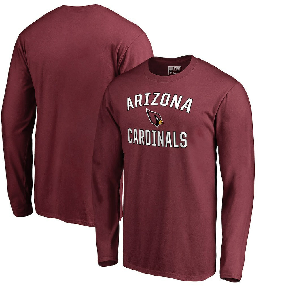 Arizona Cardinals Victory Arch Long Sleeve T-Shirt Cardinal | NFL