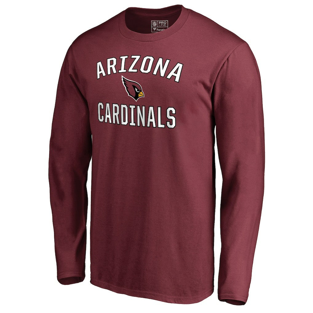 Arizona Cardinals Victory Arch Long Sleeve T-Shirt Cardinal | NFL