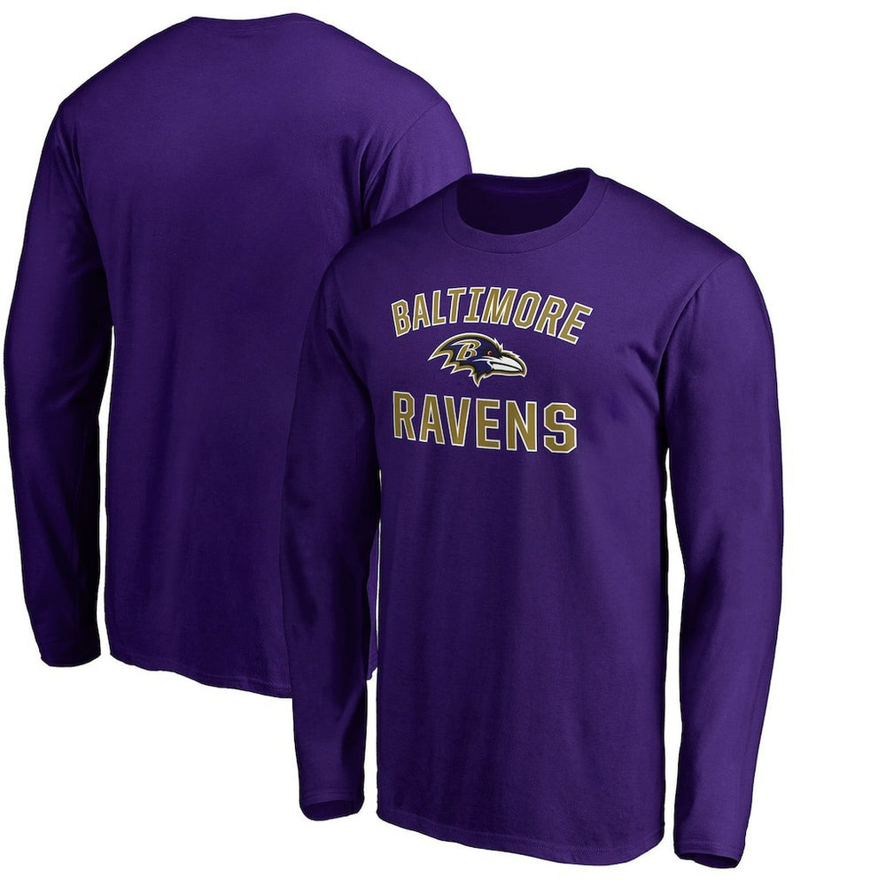 Baltimore Ravens Victory Arch Long Sleeve T-Shirt Purple | NFL