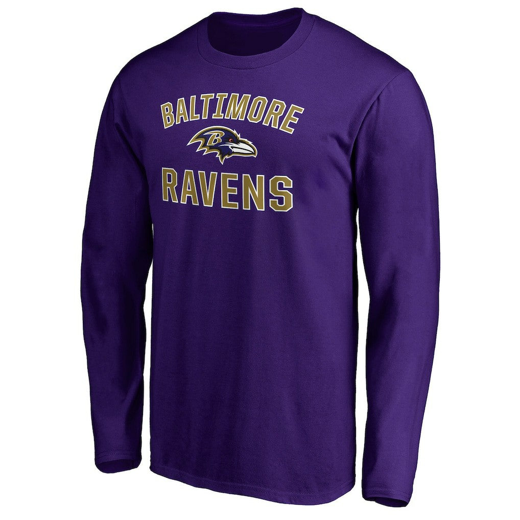 Baltimore Ravens Victory Arch Long Sleeve T-Shirt Purple | NFL