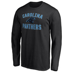 Carolina Panthers Victory Arch Long Sleeve T-Shirt Black | NFL