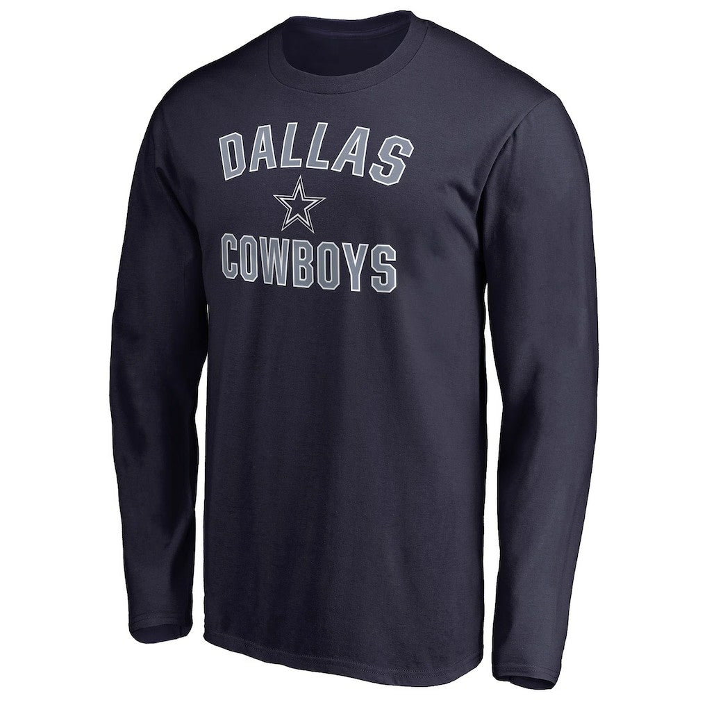 Dallas Cowboys Victory Arch Long Sleeve T-Shirt Navy | NFL