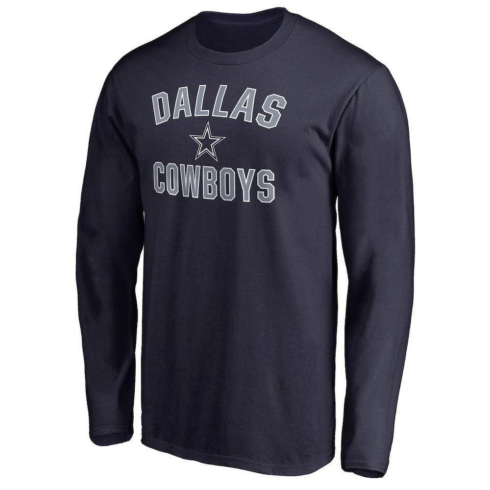 Dallas Cowboys Victory Arch Long Sleeve T-Shirt Navy | NFL