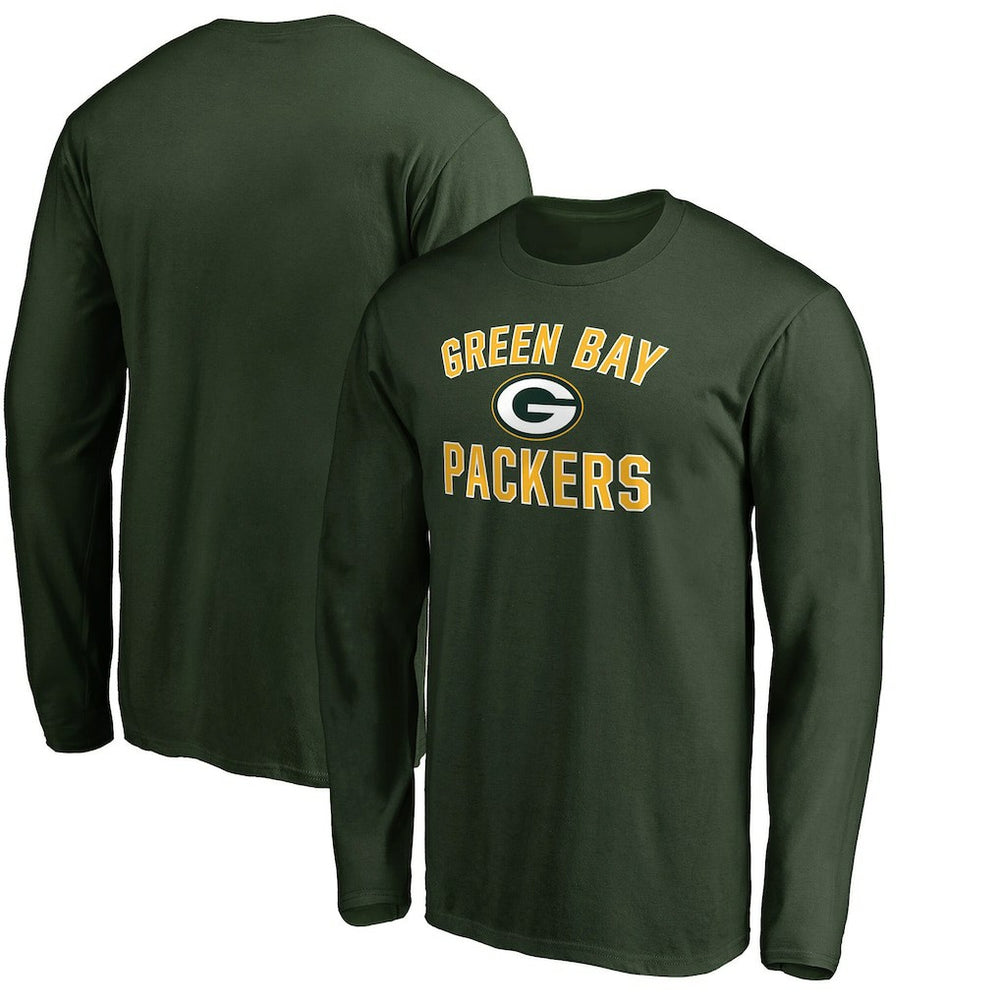 Green Bay Packers Victory Arch Long Sleeve T-Shirt Green | NFL