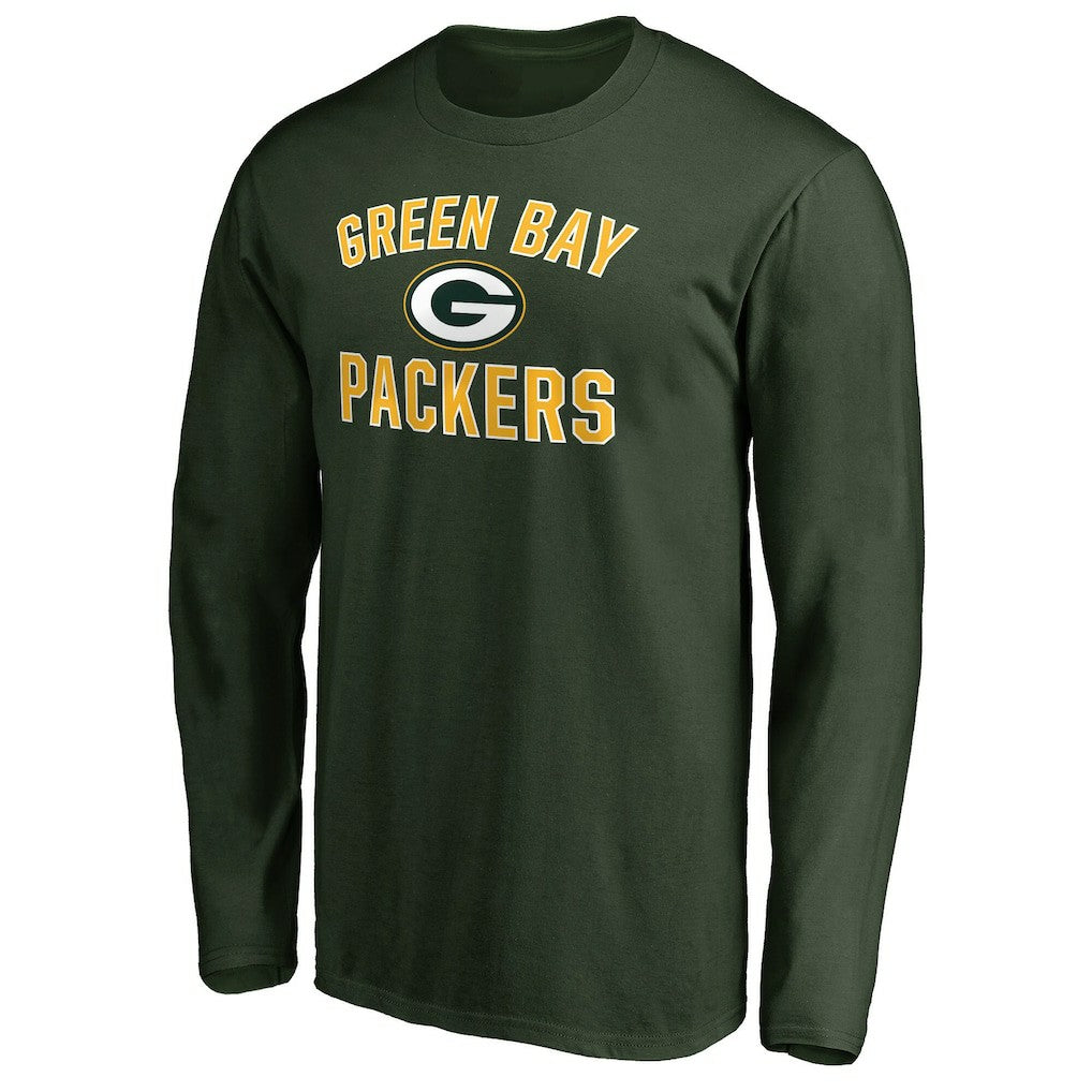 Green Bay Packers Victory Arch Long Sleeve T-Shirt Green | NFL