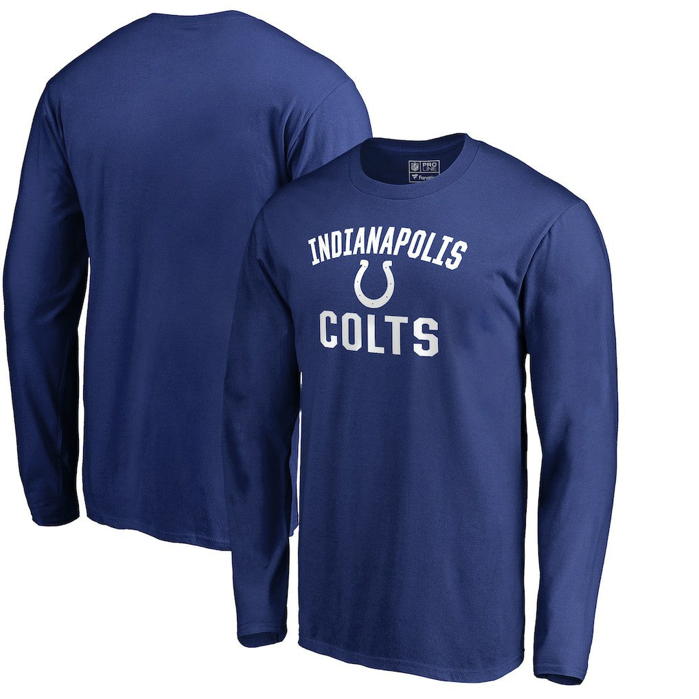Indianapolis Colts Victory Arch Long Sleeve T-Shirt Royal | NFL
