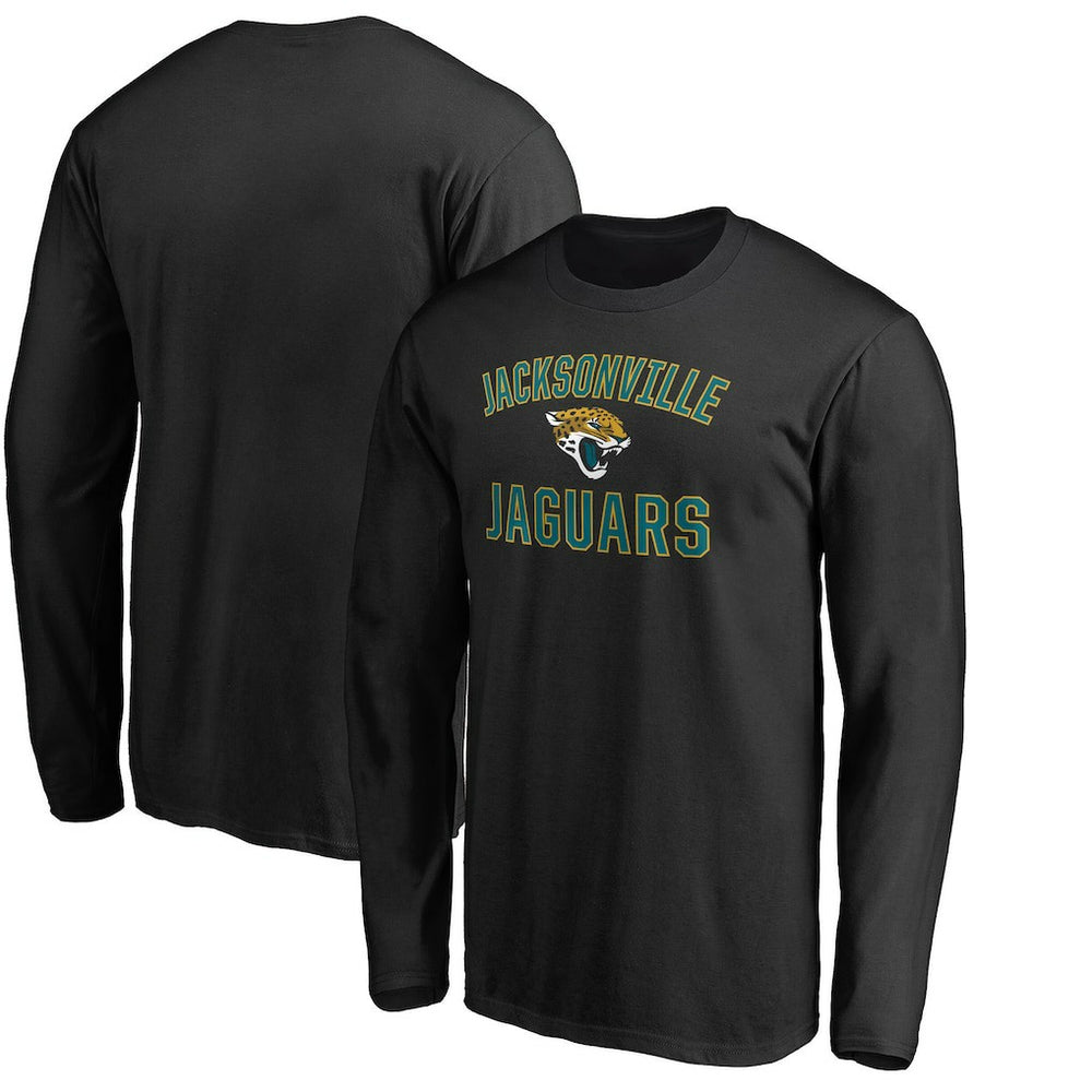 Jacksonville Jaguars Victory Arch Long Sleeve T-Shirt Black | NFL