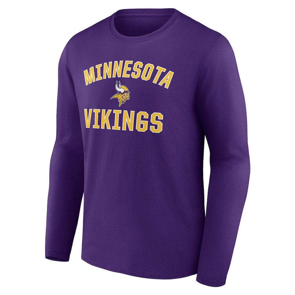 Minnesota Vikings Victory Arch Long Sleeve T-Shirt Purple | NFL