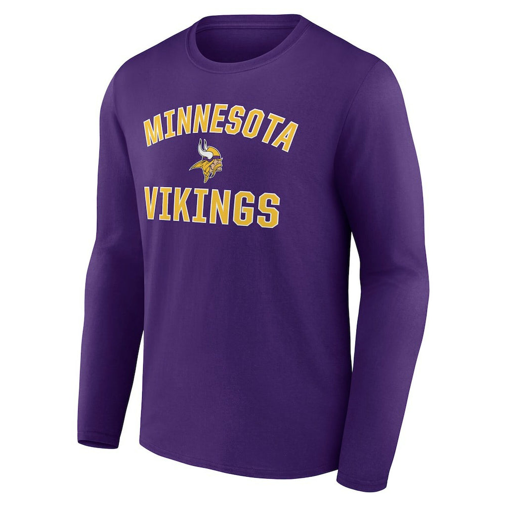 Minnesota Vikings Victory Arch Long Sleeve T-Shirt Purple | NFL