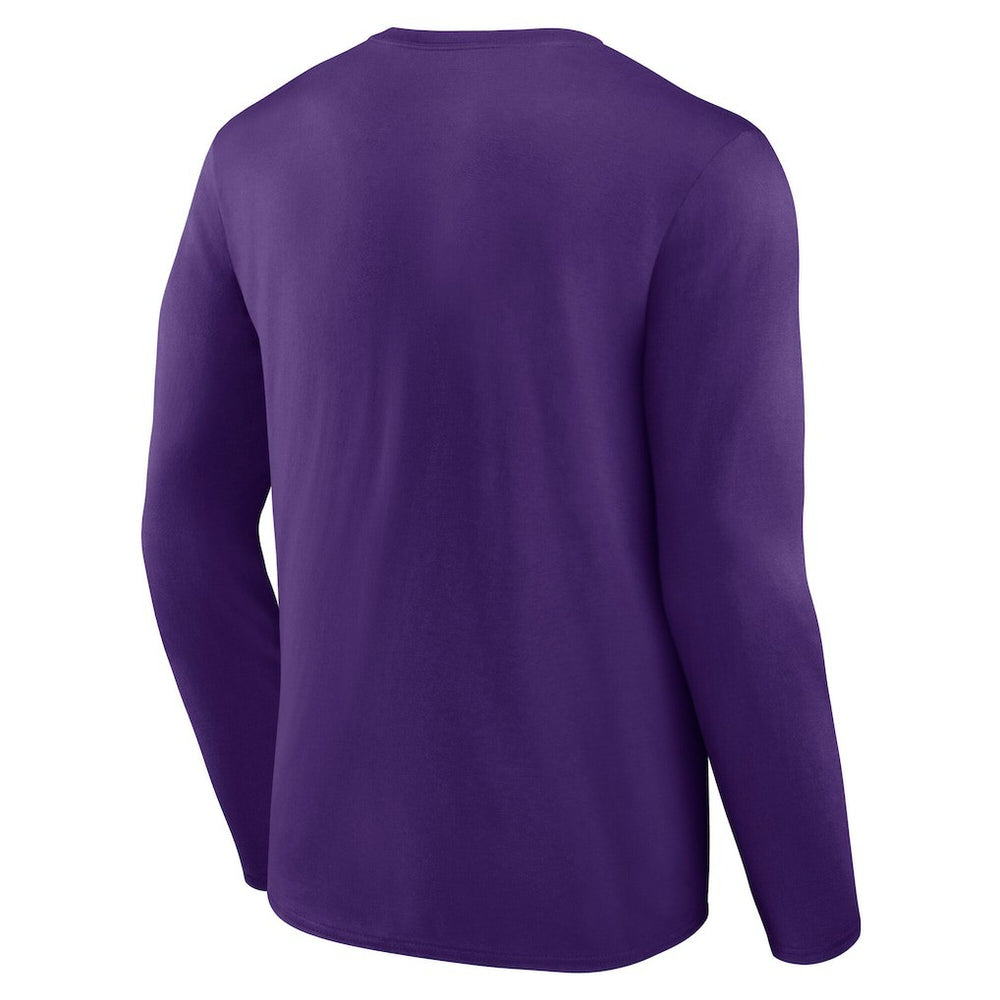 Minnesota Vikings Victory Arch Long Sleeve T-Shirt Purple | NFL