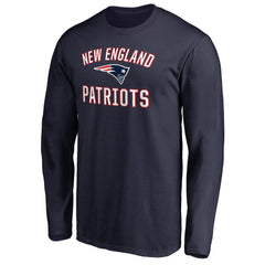 New England Patriots Victory Arch Long Sleeve T-Shirt Navy | NFL