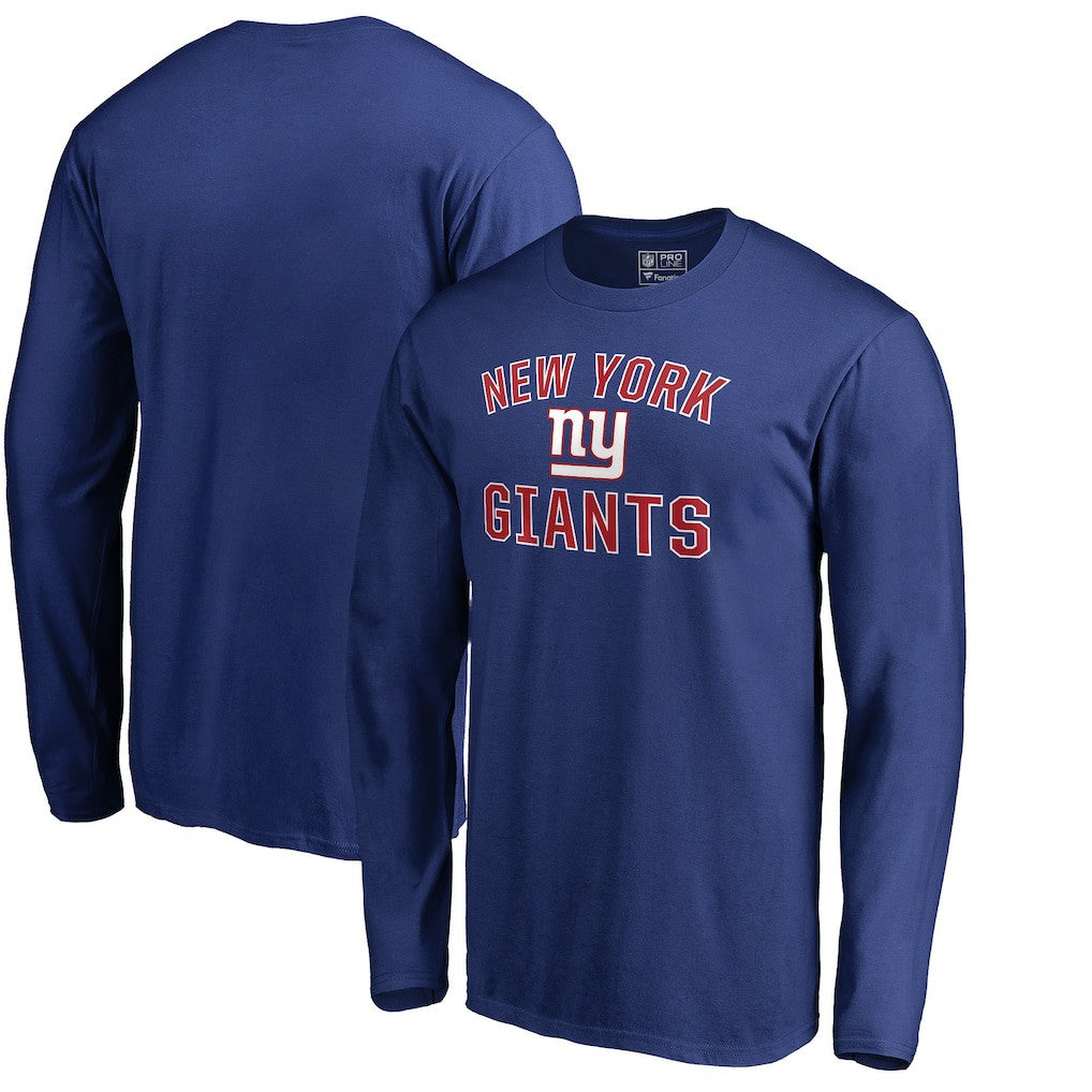 New York Giants Victory Arch Long Sleeve T-Shirt Royal | NFL