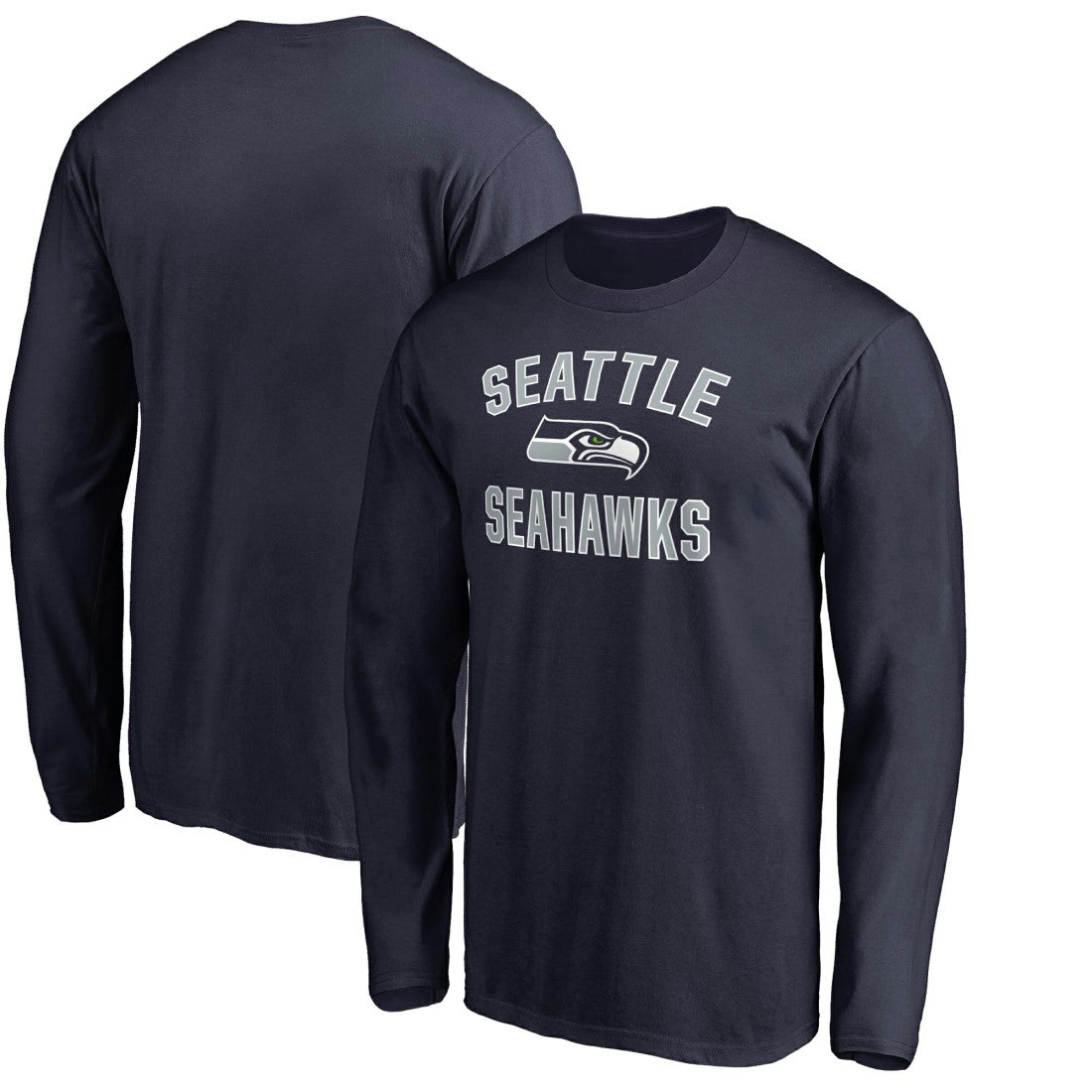 Seattle Seahawks Victory Arch Long Sleeve T-Shirt College Navy | NFL