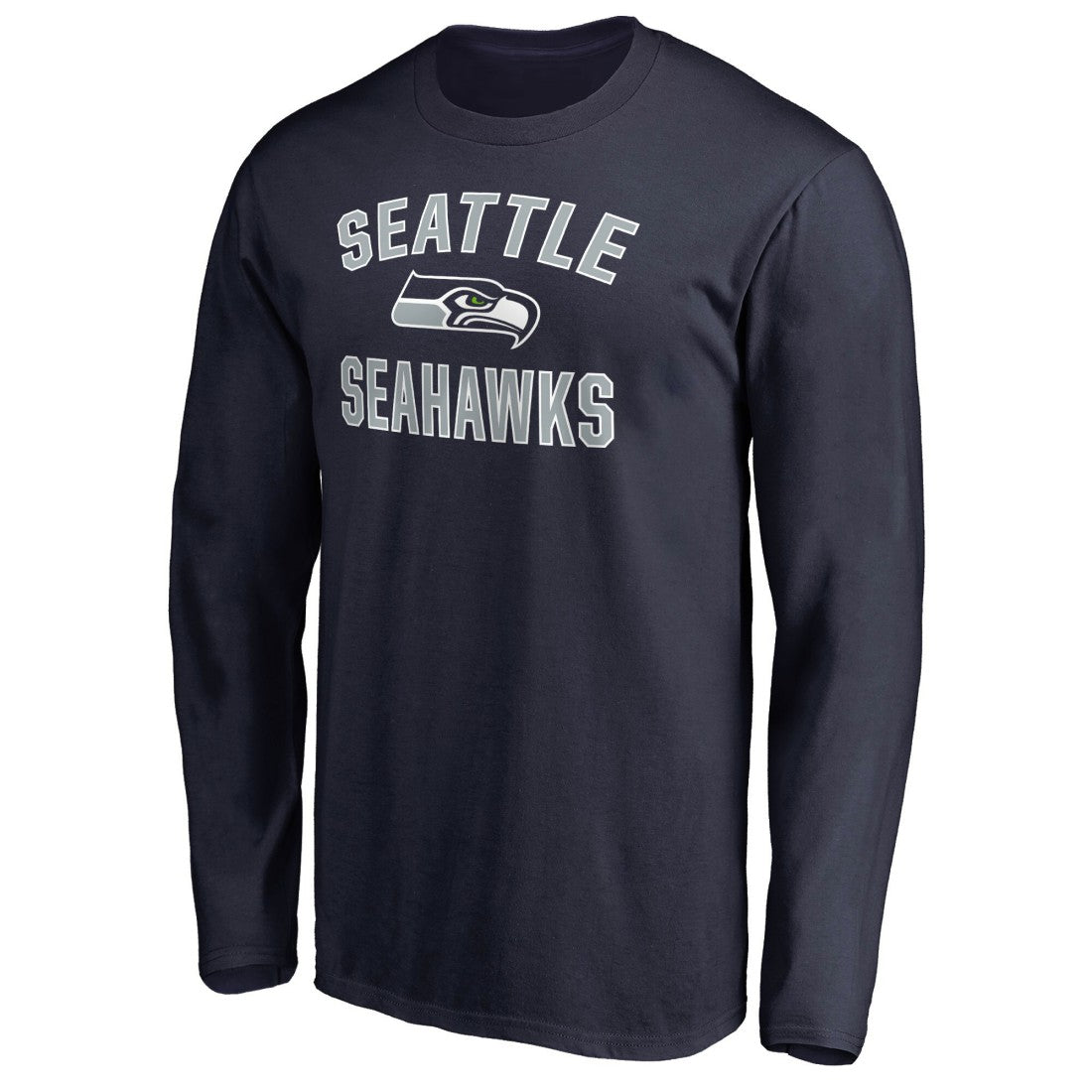 Seattle Seahawks Victory Arch Long Sleeve T-Shirt College Navy | NFL