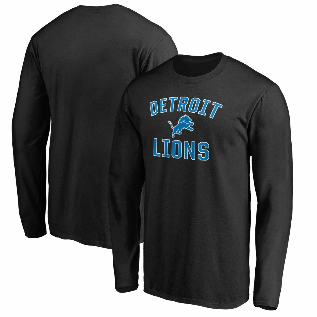 Detroit Lions Victory Arch Long Sleeve T-Shirt Black | NFL