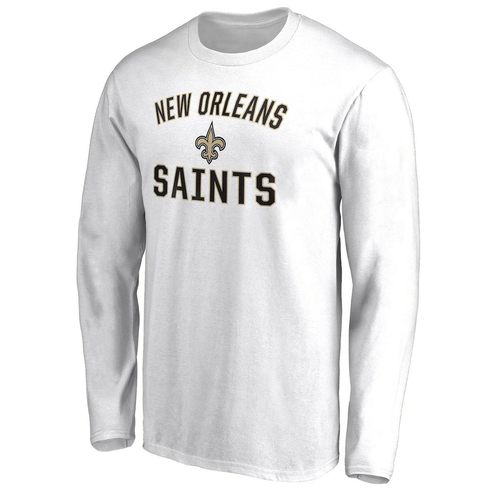 New Orleans Saints Victory Arch Long Sleeve T-Shirt White | NFL
