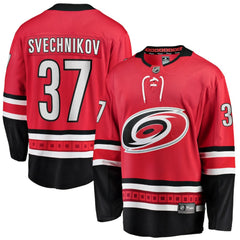 Andrei Svechnikov Carolina Hurricanes Fanatics Alternate Breakaway Player Jersey - Red - NHL