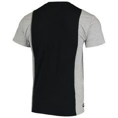 Las Vegas Raiders Refried Apparel Sustainable Upcycled Split T-Shirt Black/Silver | NFL