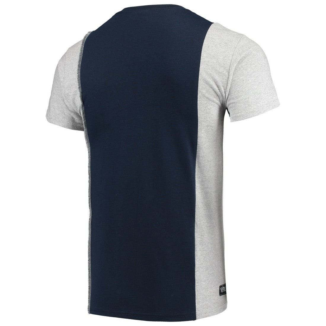 Tennessee Titans Refried Apparel Sustainable Upcycled Split T-Shirt Navy/Gray | NFL
