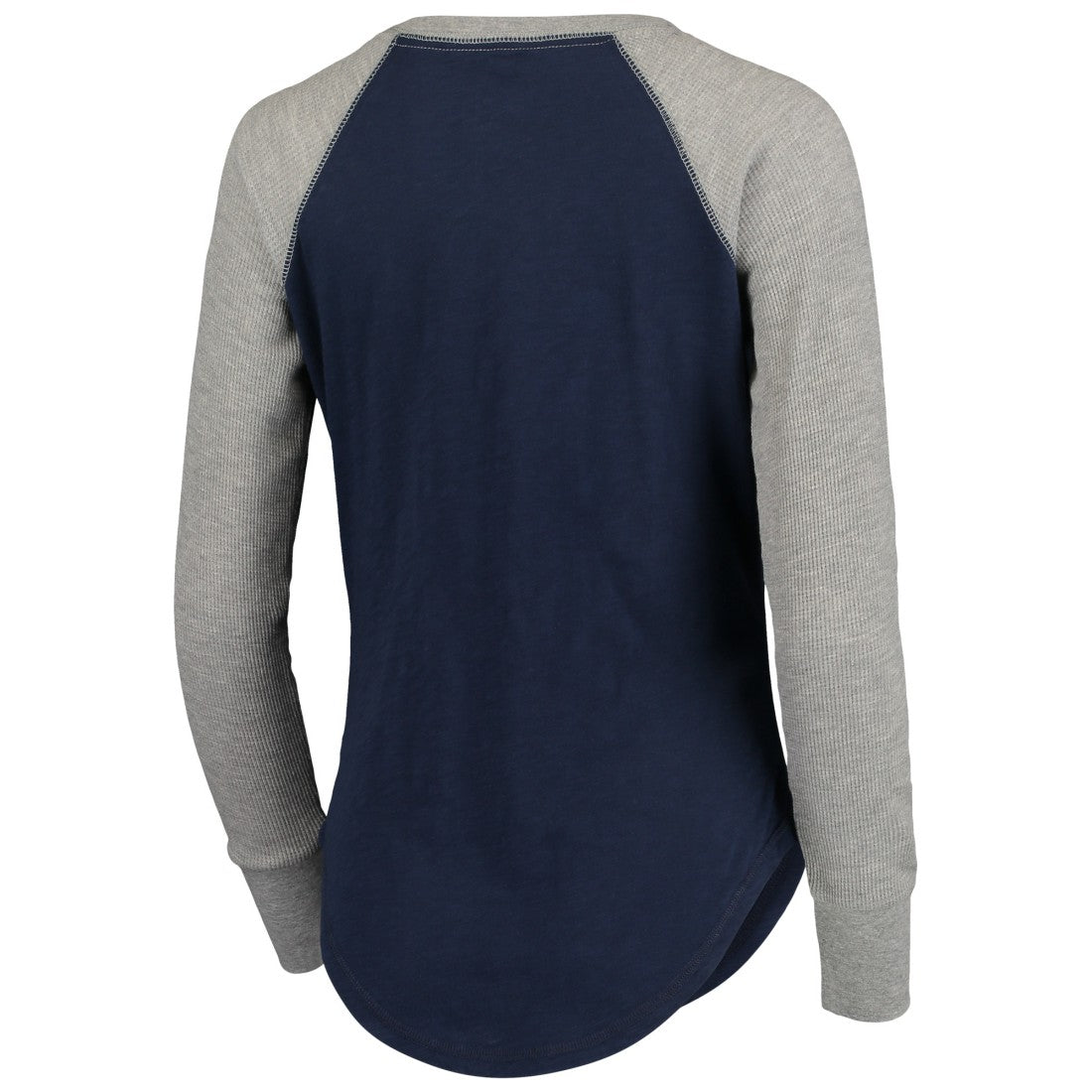 Seattle Seahawks Touch Women's Waffle Raglan Lightweight Long Sleeve T-Shirt College Navy | NFL