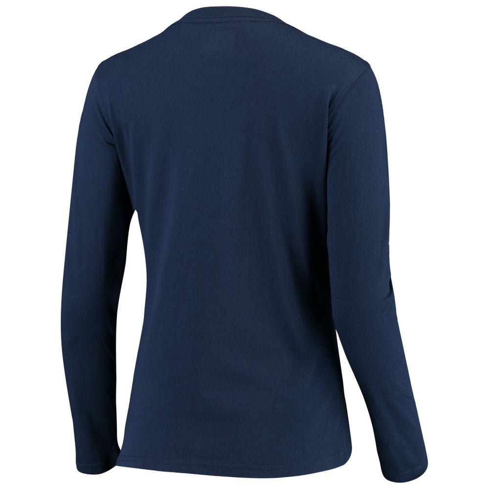 Tennessee Titans G-III 4Her by Carl Banks Women's Post Season Long Sleeve V-Neck T-Shirt Navy | NFL