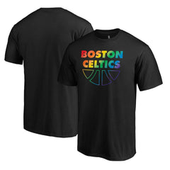 Boston Celtics Team Pride Wordmark T-Shirt Black - NBA