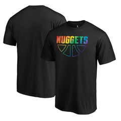 Denver Nuggets Team Pride Wordmark T-Shirt Black - NBA
