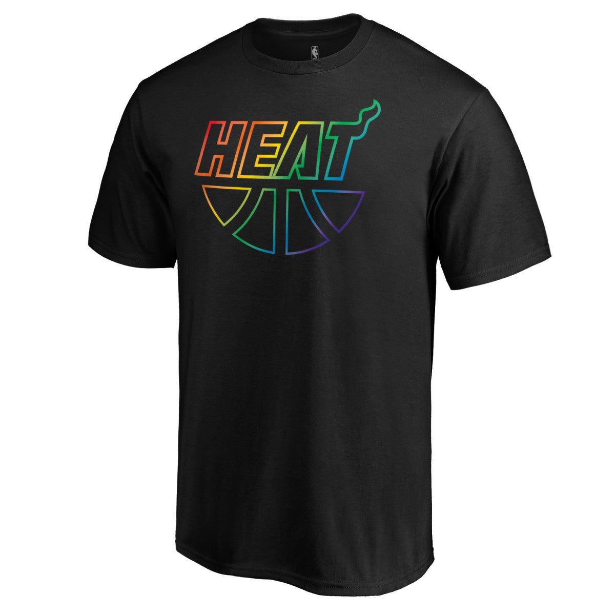 Miami Heat Team Pride Wordmark T-Shirt Black - NBA