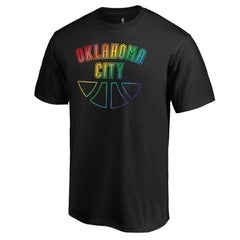 Oklahoma City Thunder Team Pride Wordmark T-Shirt Black - NBA