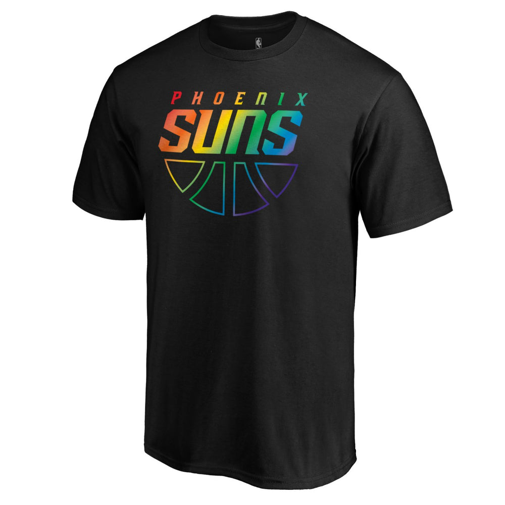 Phoenix Suns Team Pride Wordmark T-Shirt Black - NBA