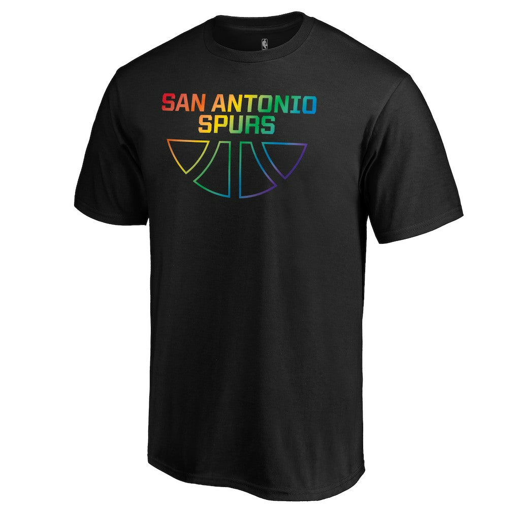 San Antonio Spurs Team Pride Wordmark T-Shirt Black - NBA