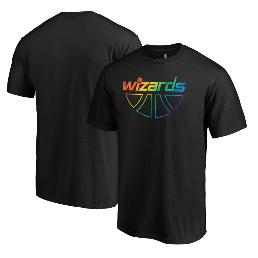 Washington Wizards Team Pride Wordmark T-Shirt Black - NBA