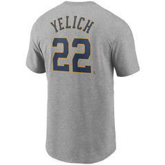Christian Yelich Milwaukee Brewers Nike Name & Number T-Shirt - MLB
