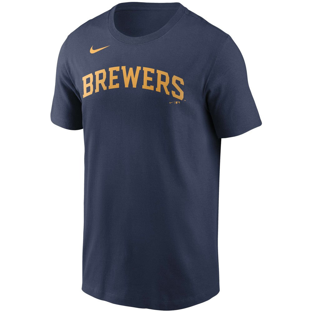 Christian Yelich Milwaukee Brewers Nike Name & Number T-Shirt - MLB