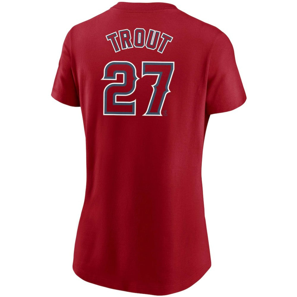 Mike Trout Los Angeles Angels Nike Women's Name & Number T-Shirt - MLB