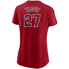 Mike Trout Los Angeles Angels Nike Women's Name & Number T-Shirt - MLB