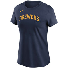 Christian Yelich Milwaukee Brewers Nike Women's Name & Number T-Shirt - MLB